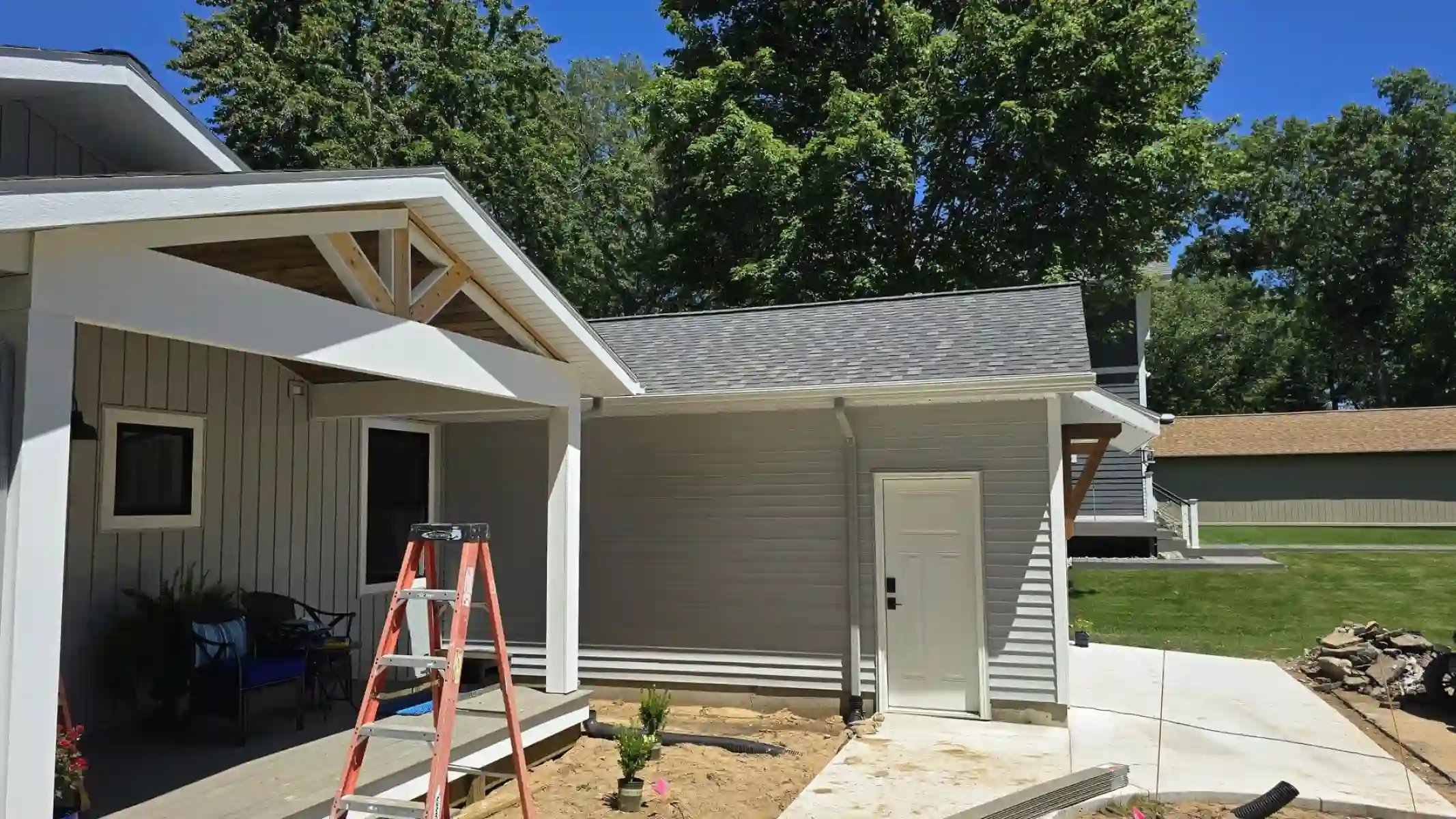 Completed exterior project by Leading Edge Gutters in Northern Michigan, photo 49